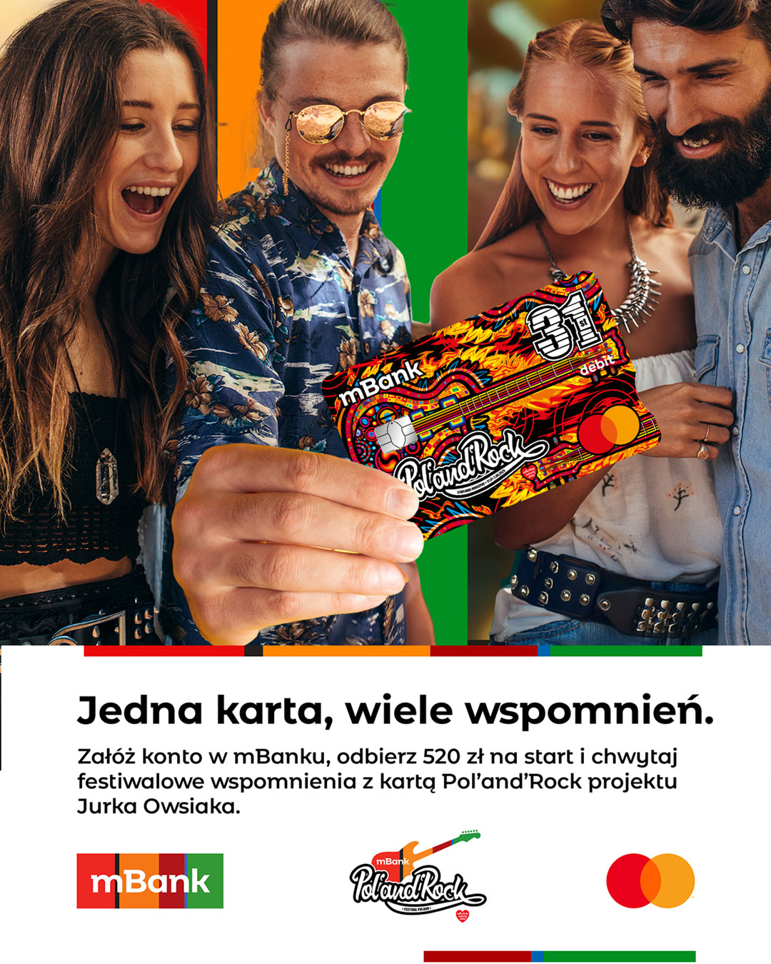 Wprowadzenie karty Pol'and'Rock na 31. rocznicę Festiwalu!