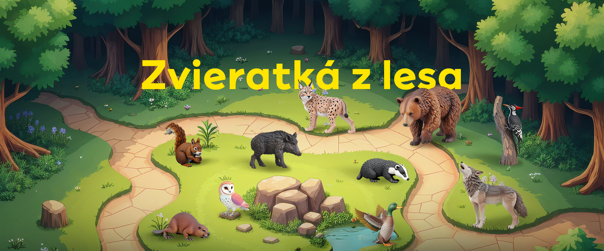 Friends from forest