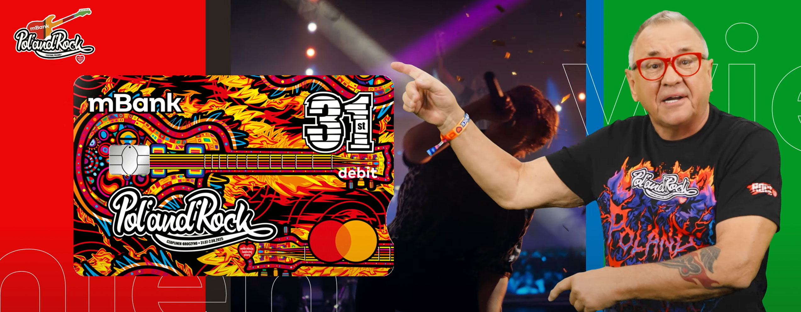 Wprowadzenie karty Pol'and'Rock na 31. rocznicę Festiwalu!